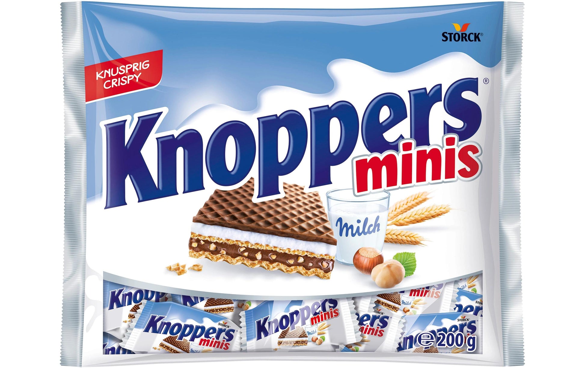 STORCK Knoppers Minis Waffelgebäck – 200 g