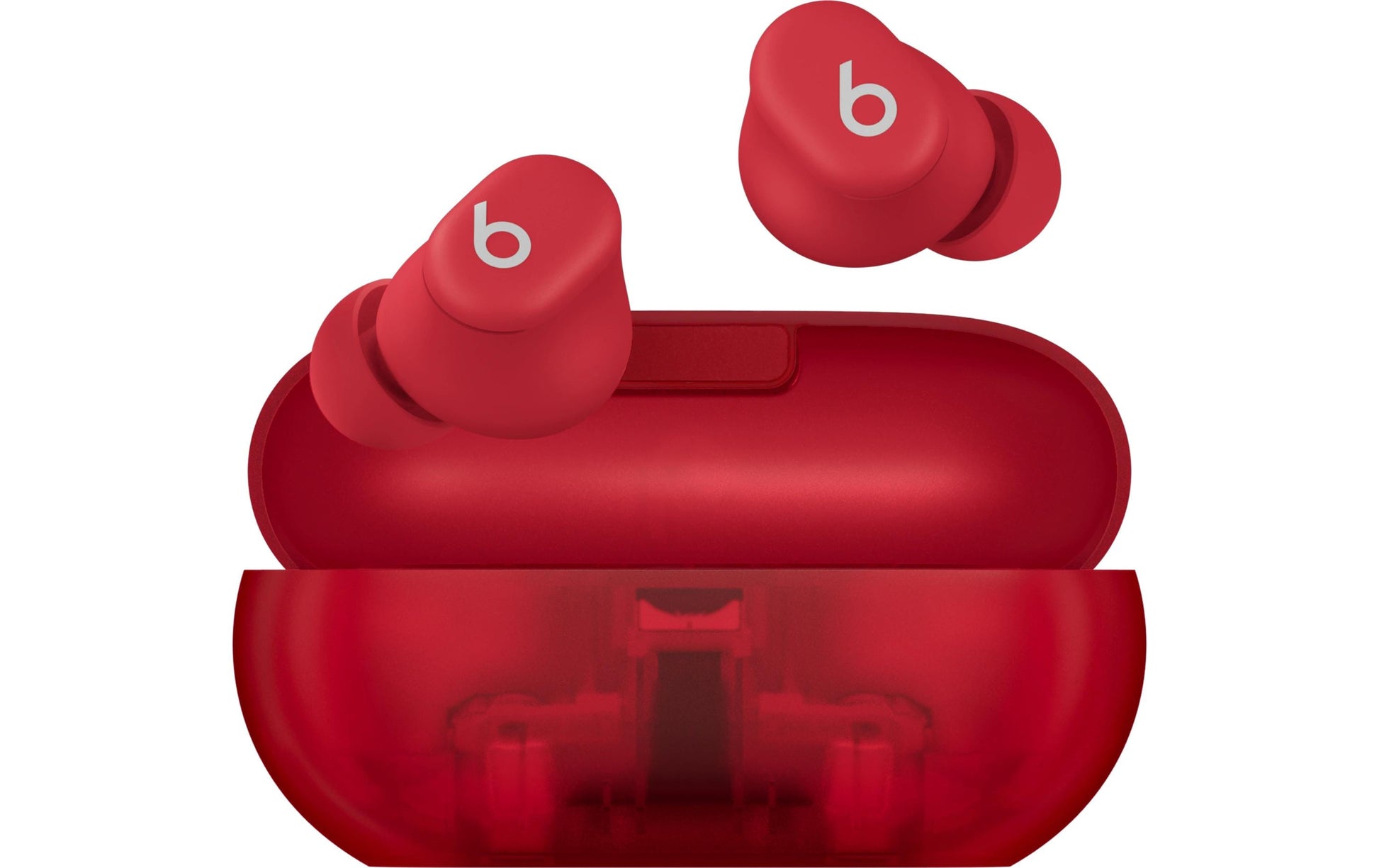 Apple Beats Solo Buds – True Wireless In-Ear, Bluetooth, USB-C Ladecase, Transparent Rot