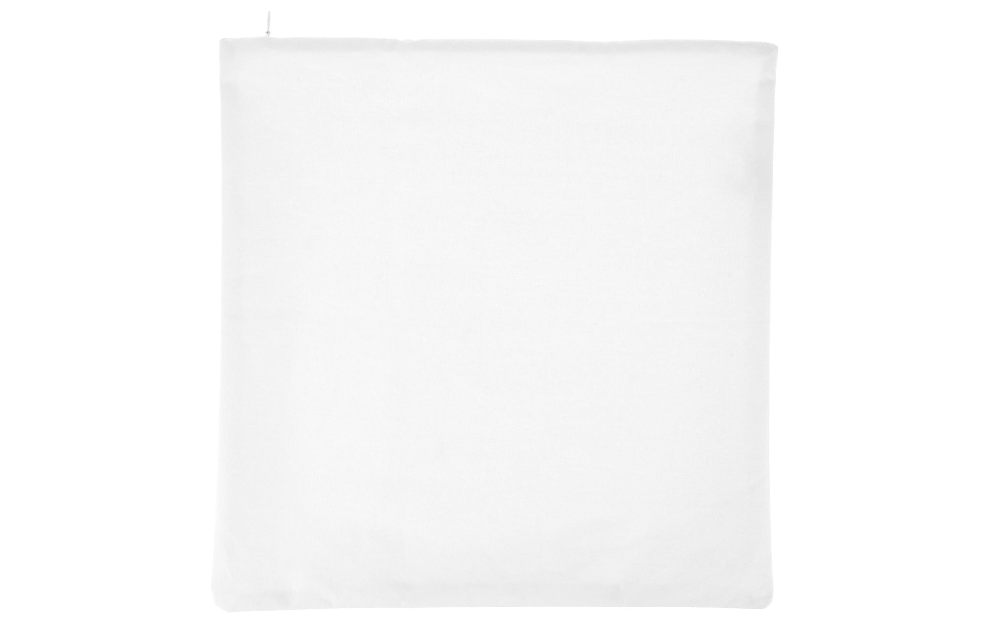 COCON Kissenbezug – 40 × 40 cm, Baumwolle, mit Reissverschluss, Weiss