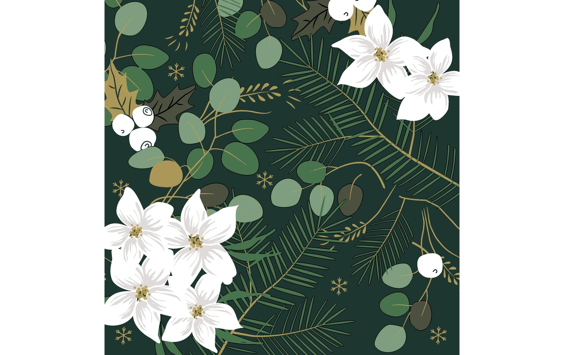 Paper + Design Servietten Wintergarden mehrfarbig – 33 × 33 cm, 3-lagig – 20 Stück