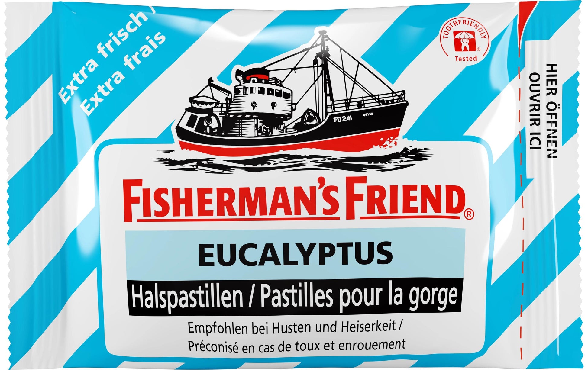 Fisherman-s Friend Fisherman's Lutschbonbons – Eukalyptus-Menthol – 25 g