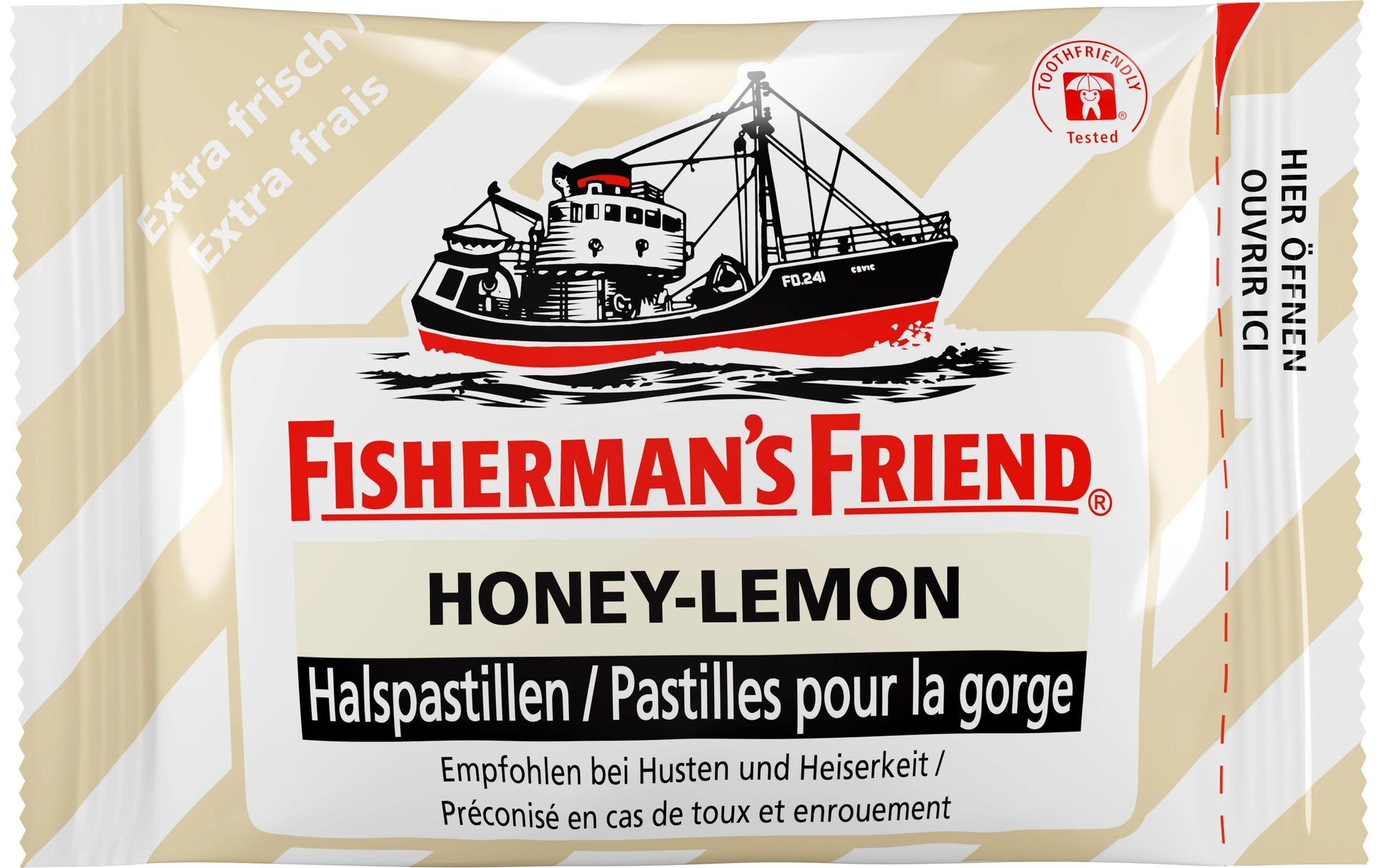 Fisherman-s Friend Lutschbonbons – Honig-Zitrone, zuckerfrei – 25 g