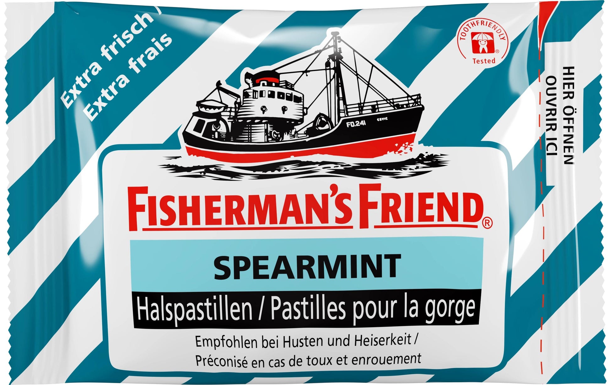 Fisherman-s Friend Lutschbonbons – Spearmint, zuckerfrei – 25 g
