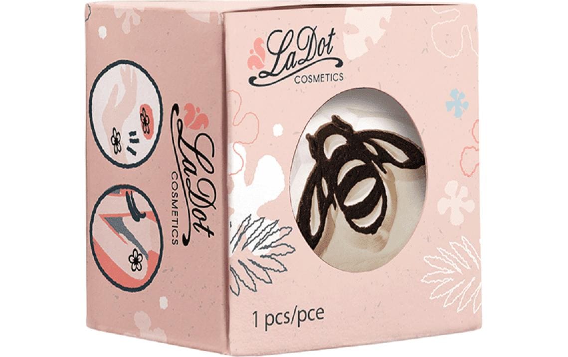 LaDot Stempel – Biene – Stein – 22 × 22 mm – Weiss