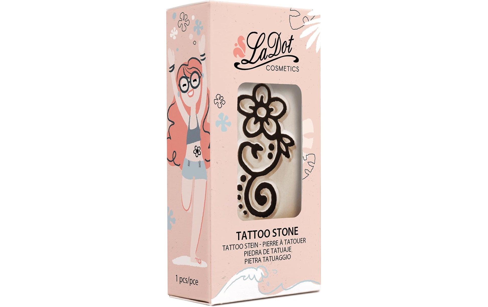 LaDot Tattoostempel M175 – 2,5 × 5 cm – Stein