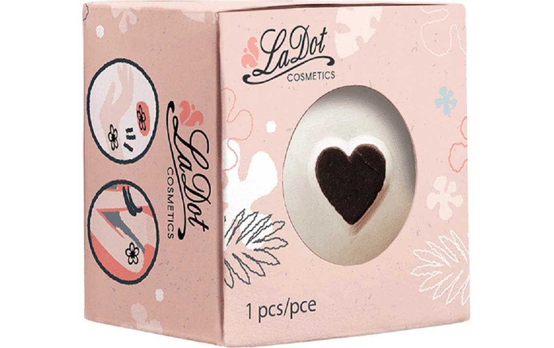 LaDot Tattoostempel Herz – 2,2 × 2,2 cm – Stein