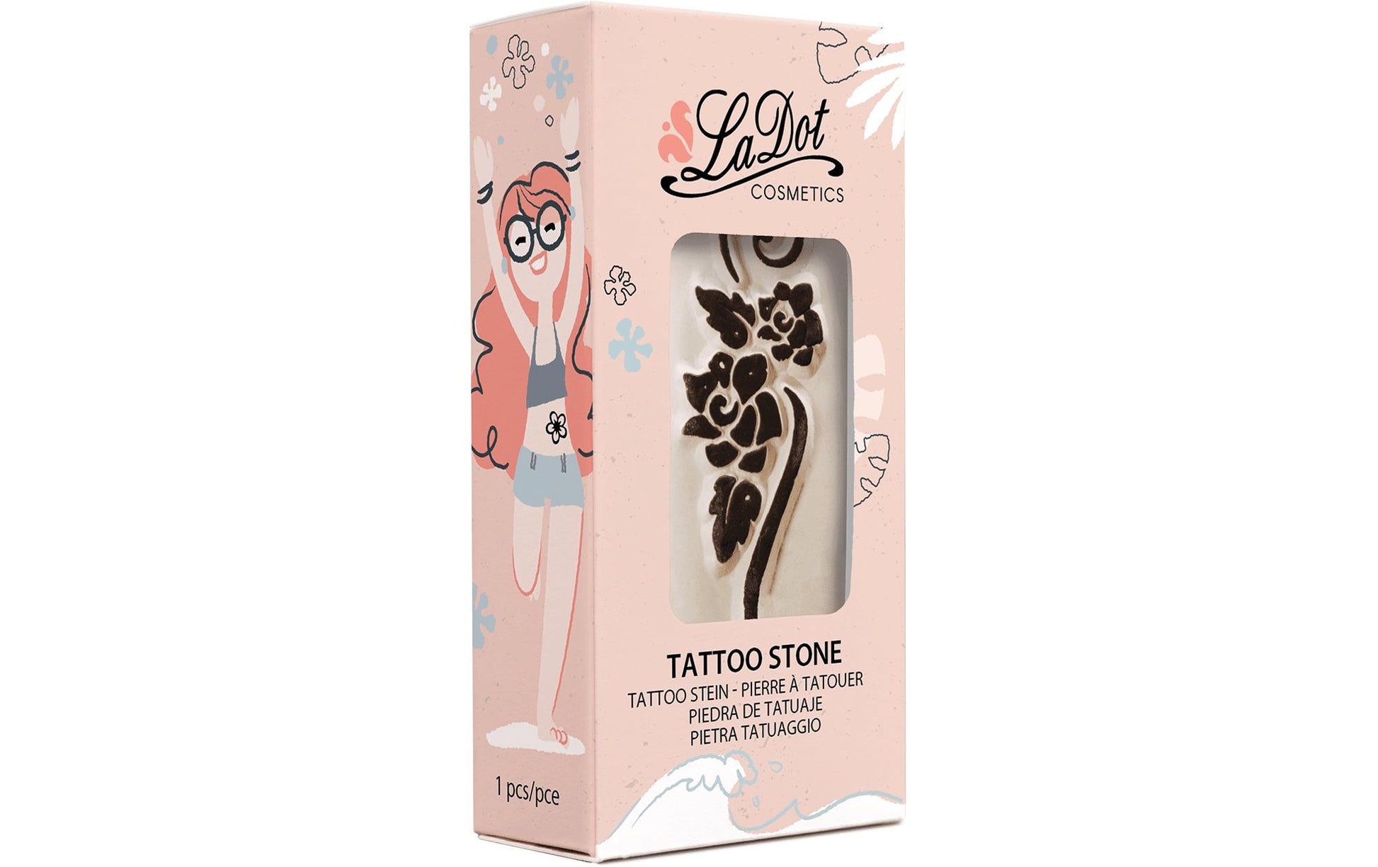 LaDot Stempel – Rose – Stein – 25 × 50 mm
