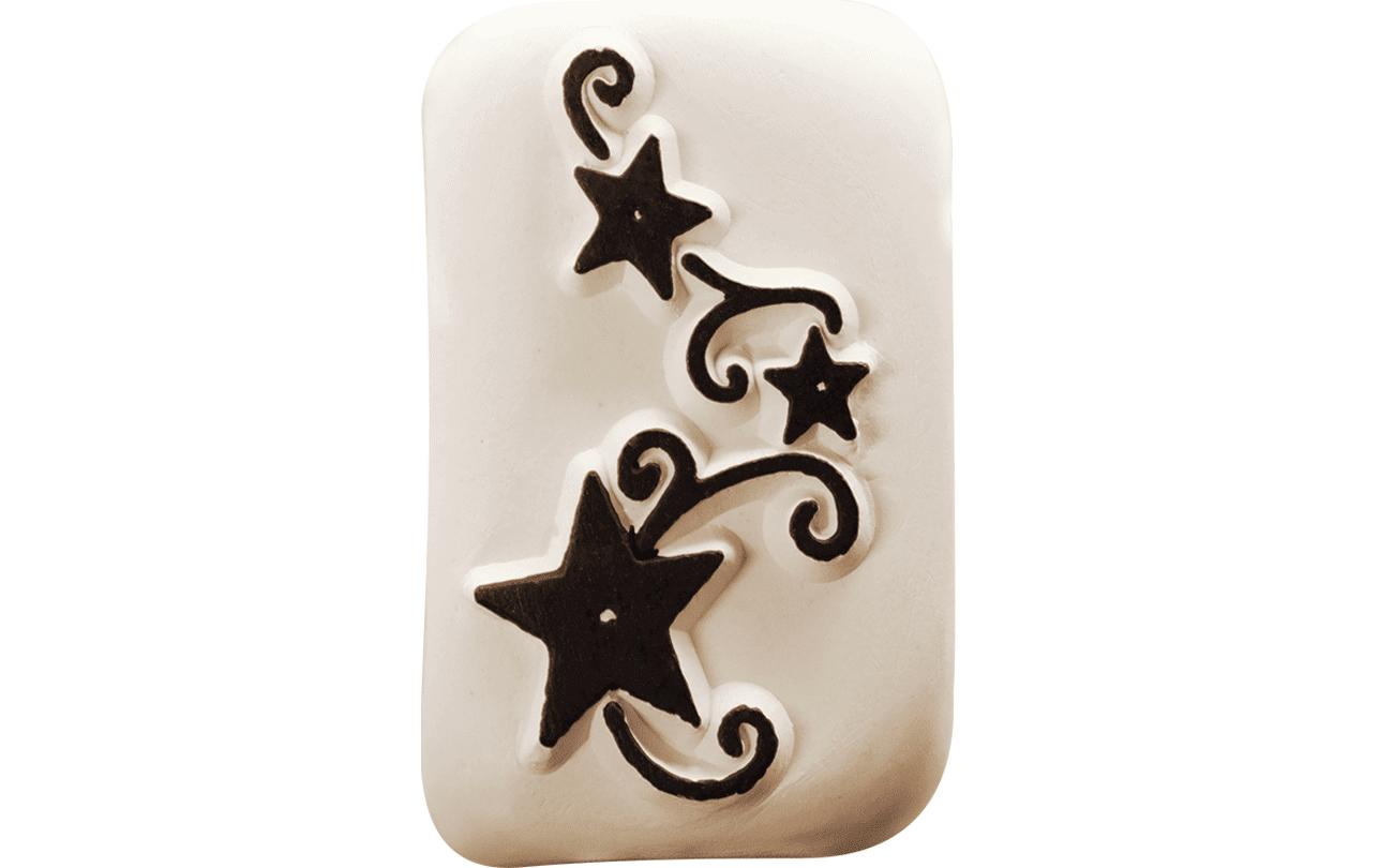 LaDot Tattoostempel Sterne – Medium – 2,5 × 5 cm