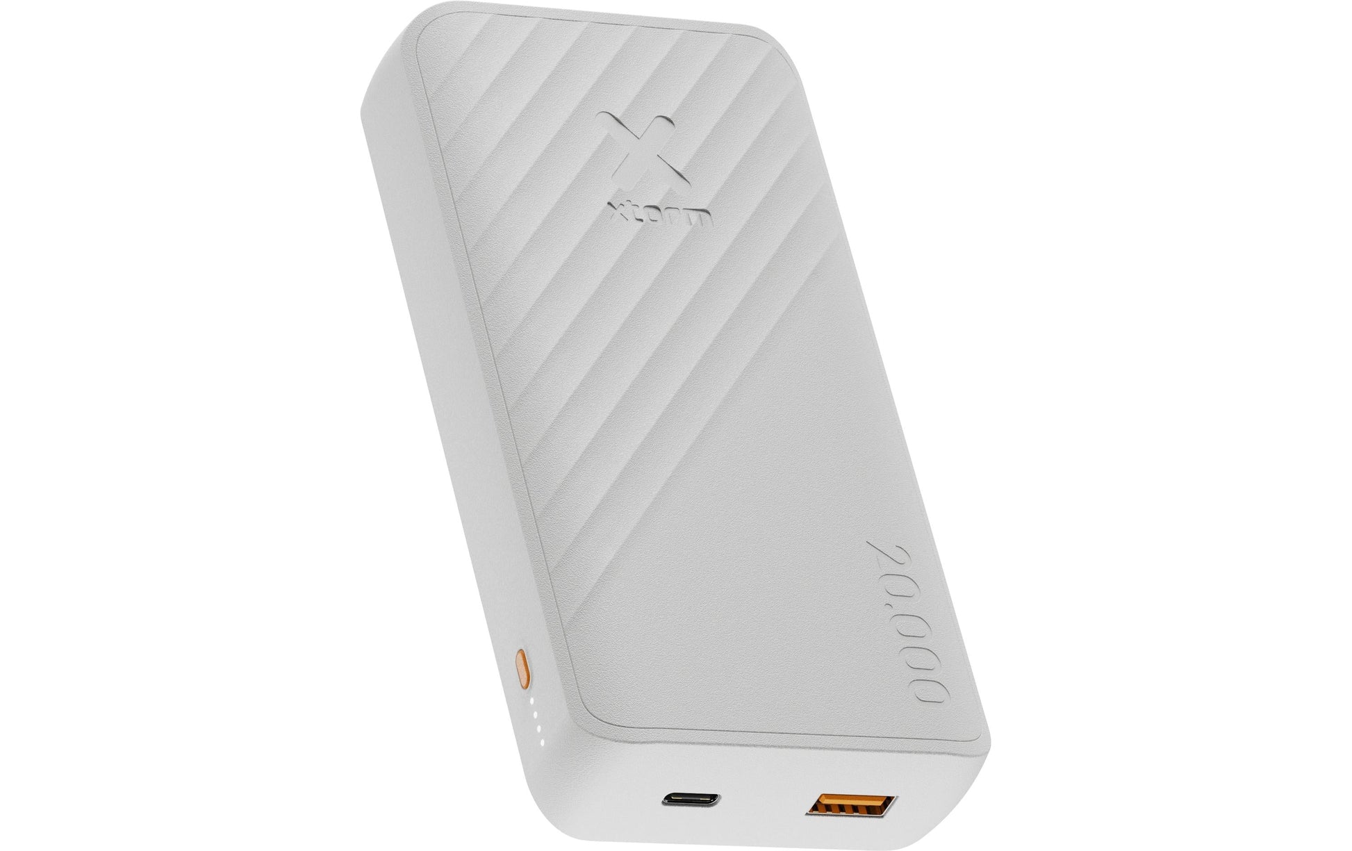 Xtorm Powerbank 20'000 mAh – 15 W PD, 1× USB-C, 1× USB-A, weiss