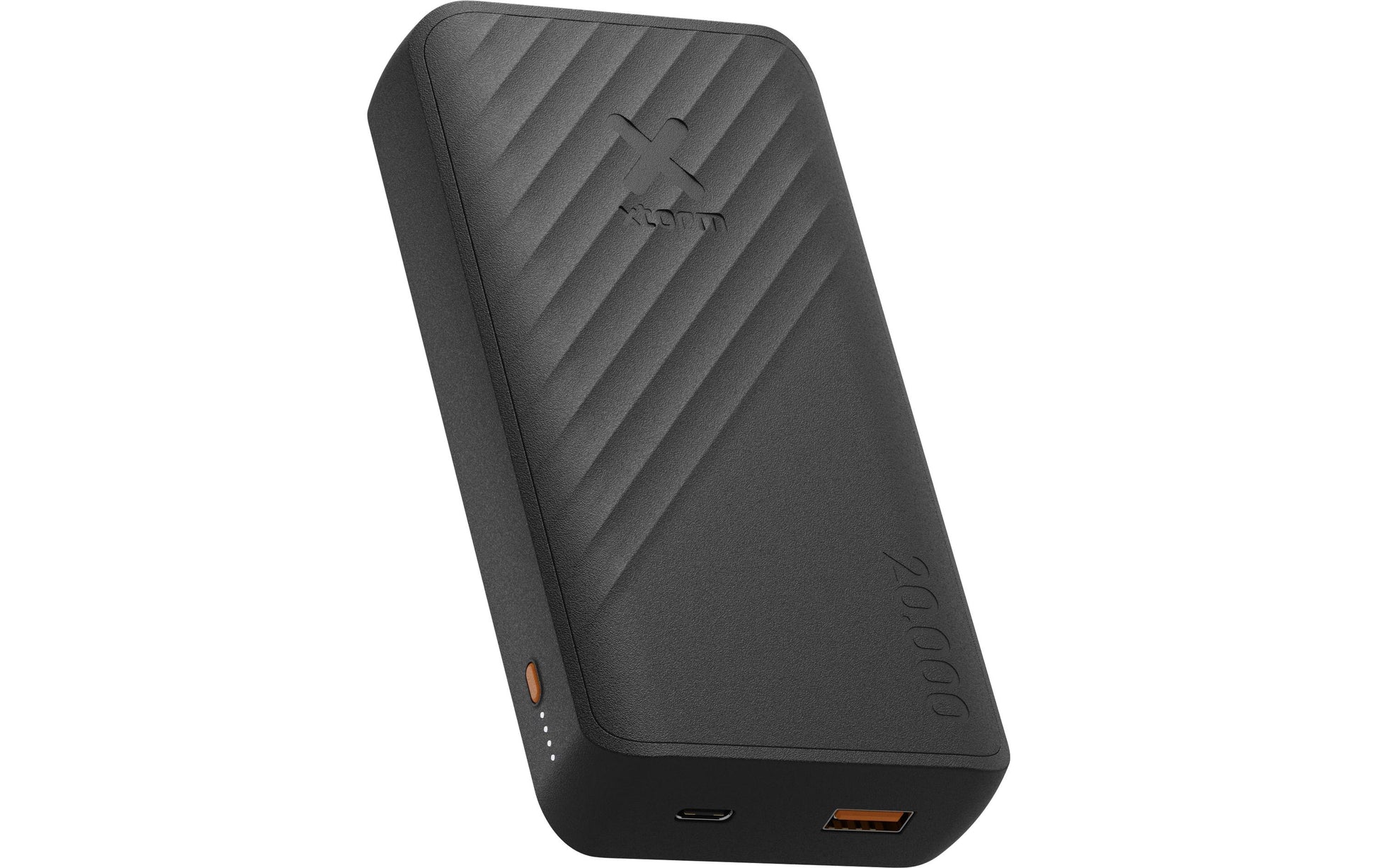 Xtorm Powerbank 20'000 mAh – 15 W PD, 1× USB-C, 1× USB-A, schwarz
