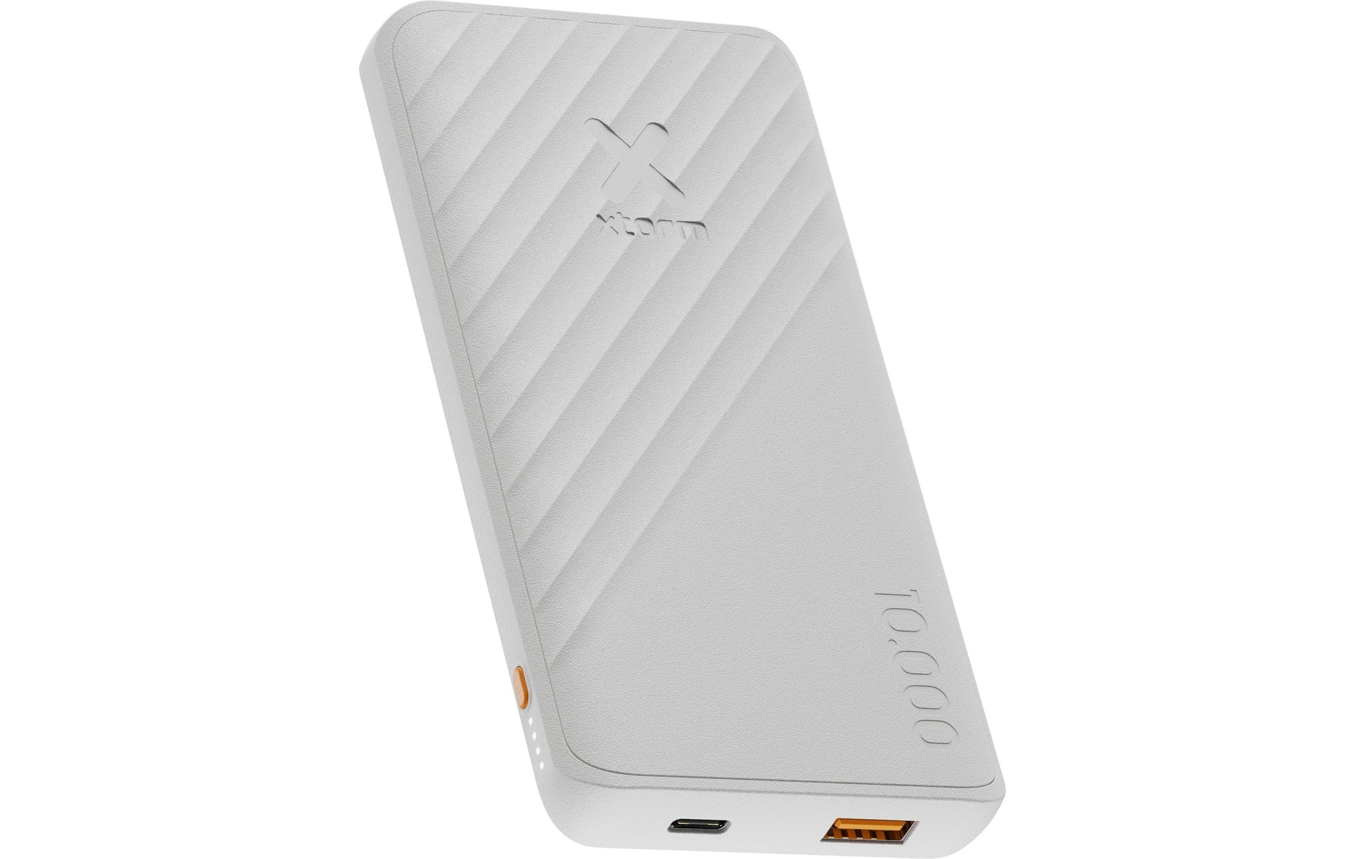 Xtorm FastCharge Go2 Powerbank 10'000 mAh – 15 W PD, 1× USB-C, 1× USB-A, weiss