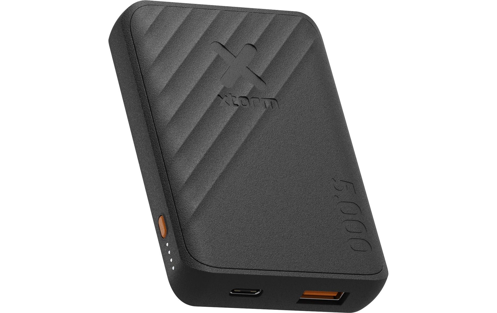 Xtorm PWB 5000 Powerbank 5'000 mAh – 15 W PD, 1× USB-C, 1× USB-A, schwarz