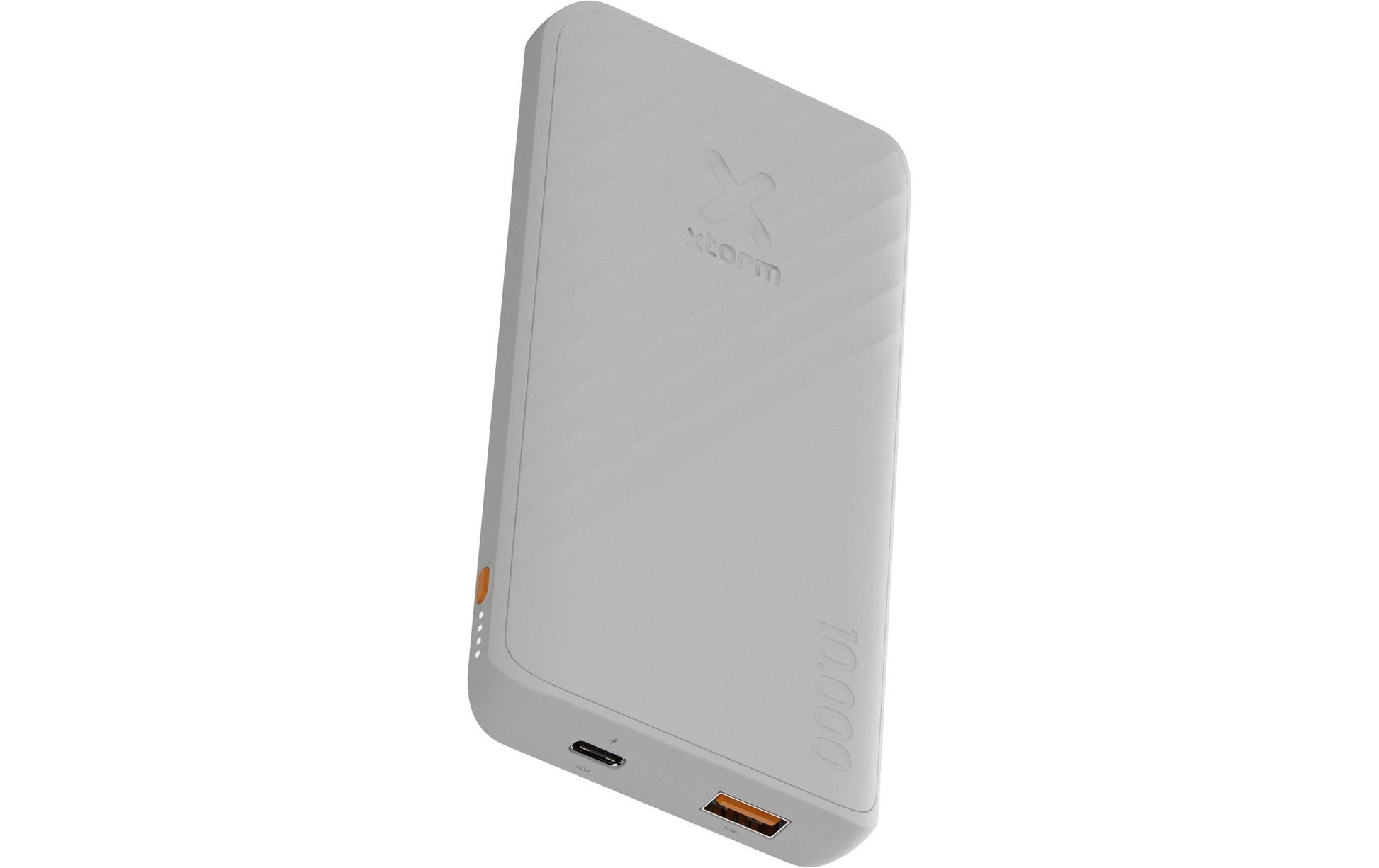 Xtorm FastCharge Go2 Powerbank 10'000 mAh – 15 W PD, 1× USB-C, 1× USB-A, weiss