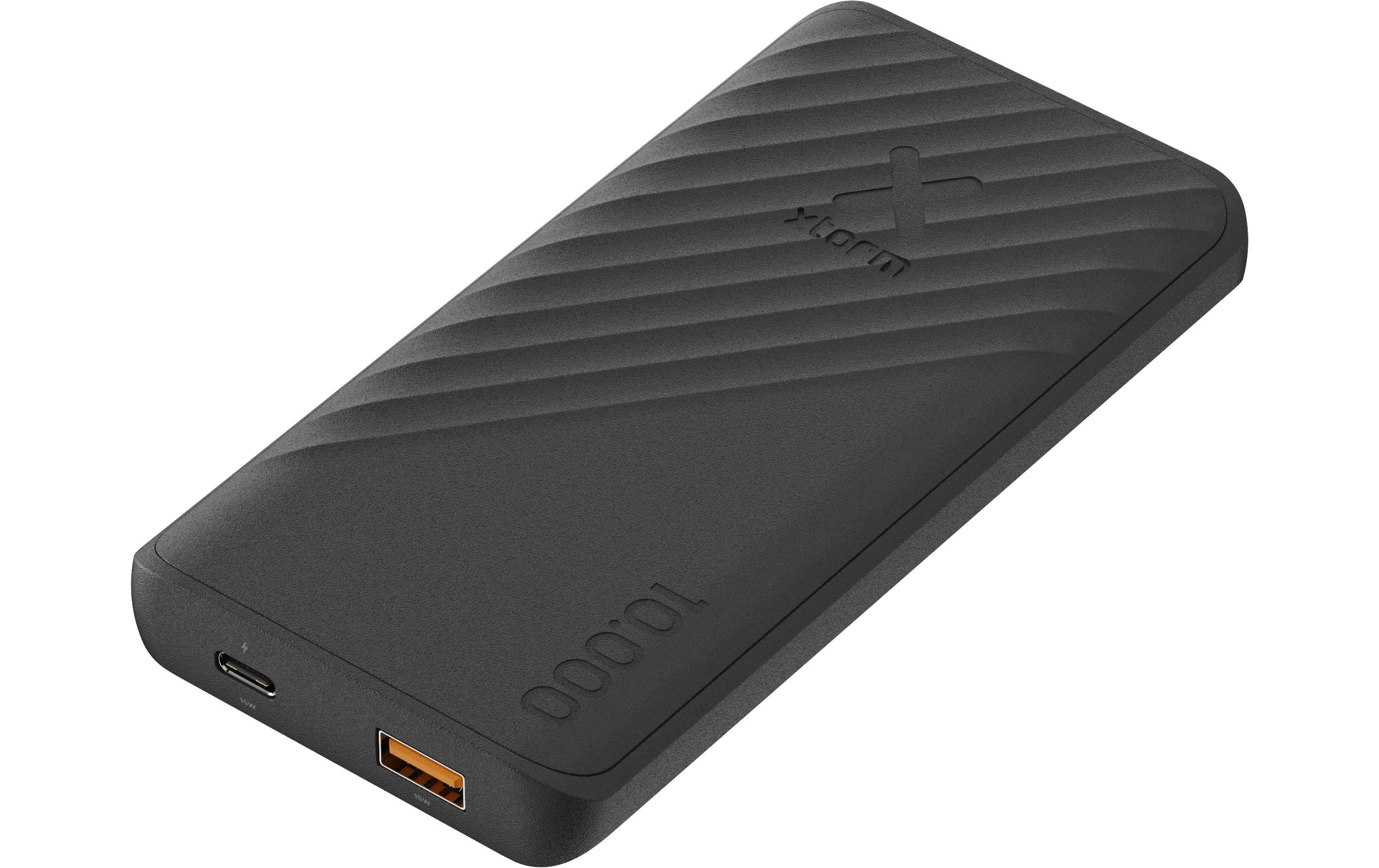 Xtorm FastCharge Go2 Powerbank 10'000 mAh – 1× USB-C, 1× USB-A, schwarz