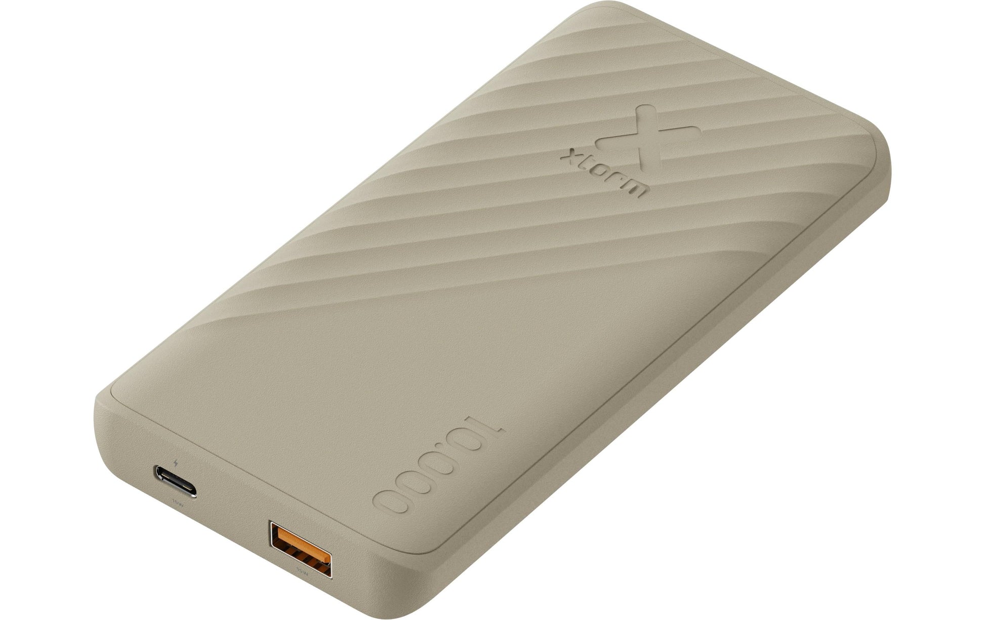 Xtorm Powerbank 10'000 mAh – 1× USB-C, 1× USB-A, beige