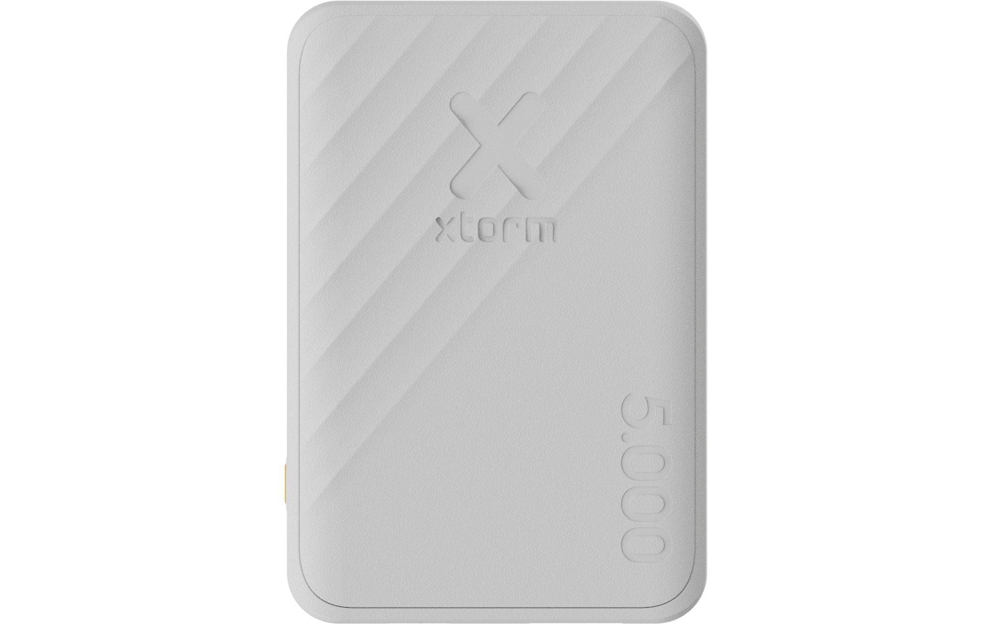 Xtorm PWB 5000 Powerbank 5'000 mAh – 15 W PD, 1× USB-C, 1× USB-A, weiss