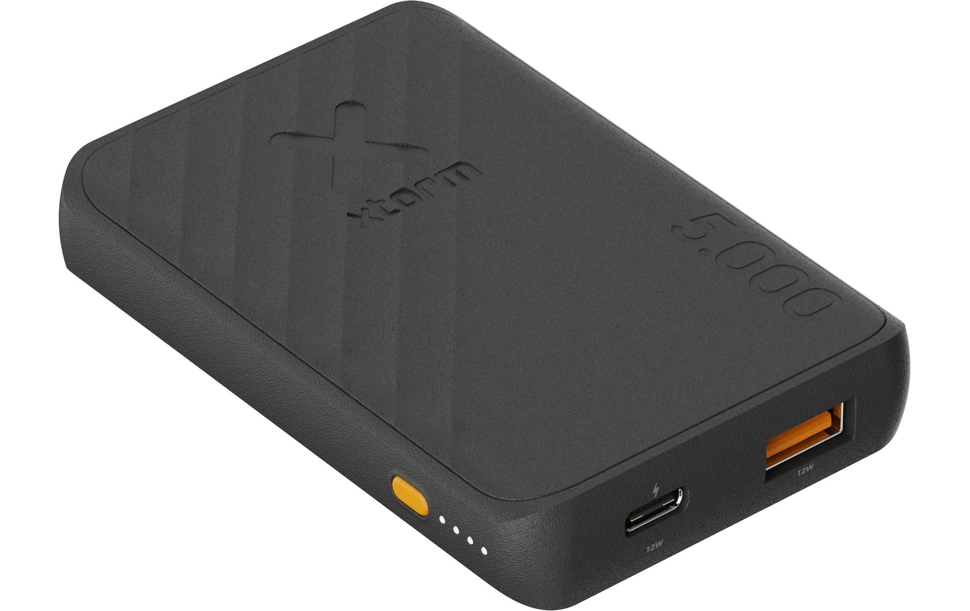 Xtorm PWB 5000 Powerbank 5'000 mAh – 15 W PD, 1× USB-C, 1× USB-A, schwarz