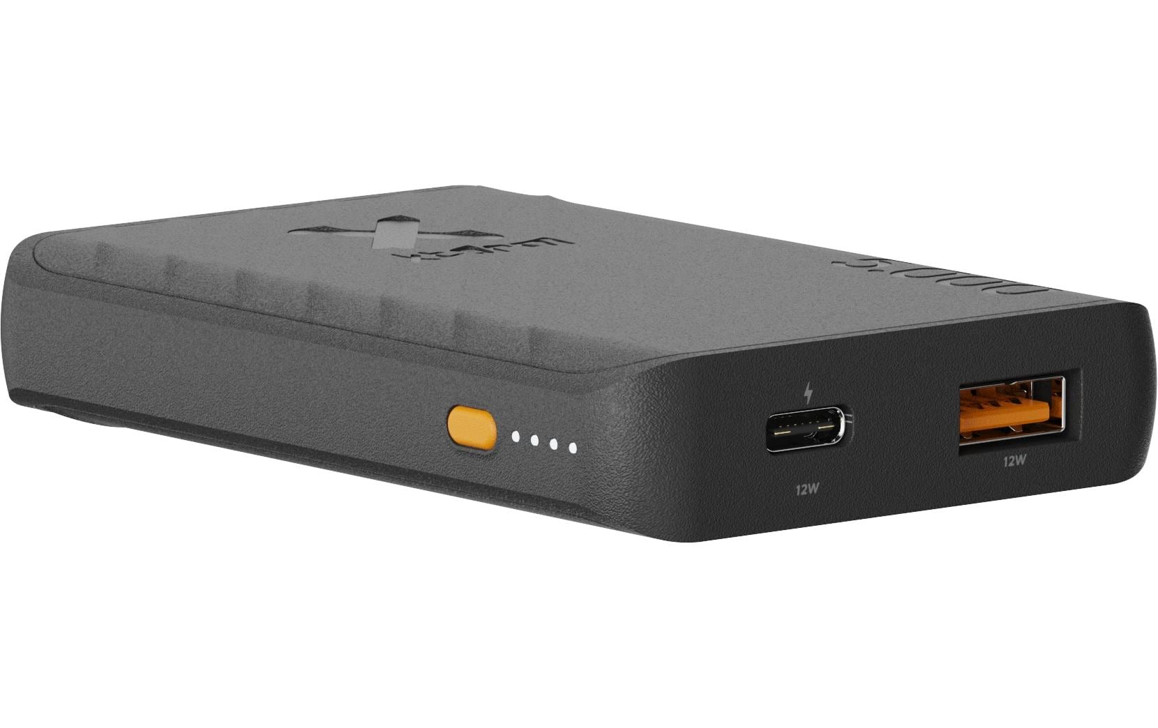 Xtorm PWB 5000 Powerbank 5'000 mAh – 15 W PD, 1× USB-C, 1× USB-A, schwarz