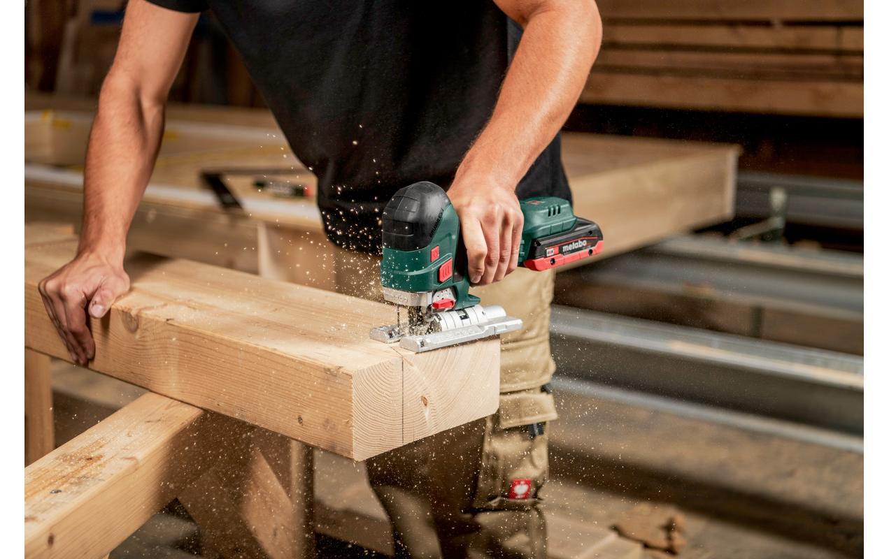Metabo Stichsäge STA 18 LTX 150 BL – 18 V (CAS) – Schnellwechsel – Einschneidetiefe 150 mm – Solo