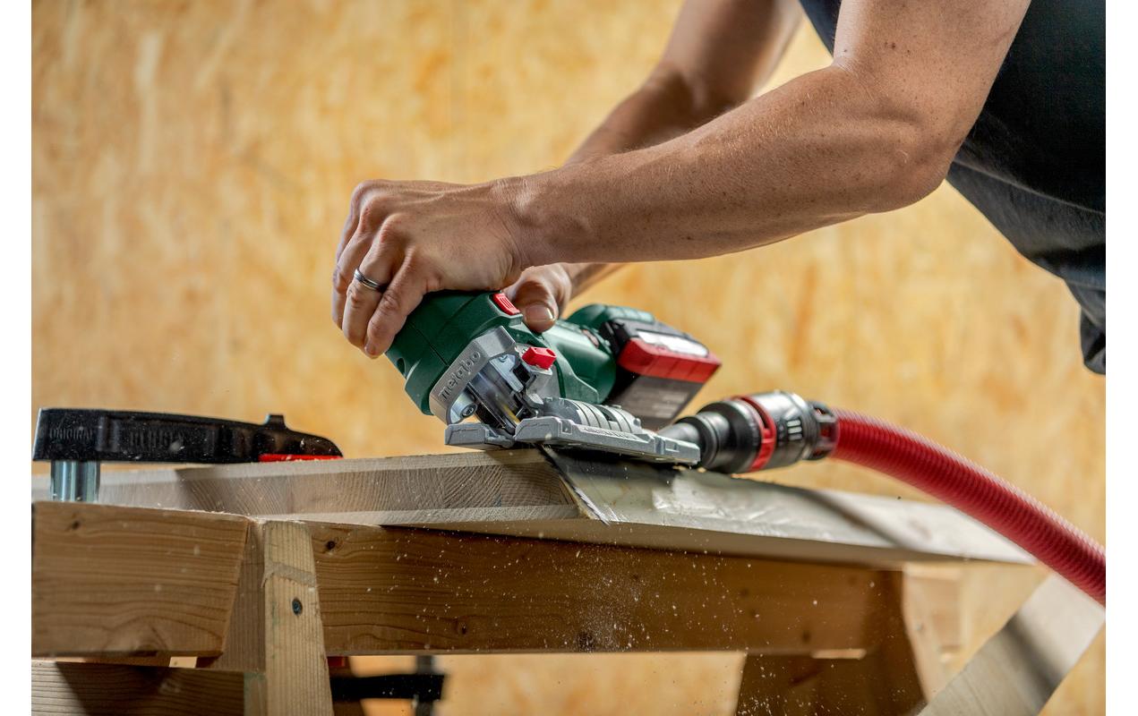 Metabo Stichsäge STA 18 LTX 150 BL – 18 V (CAS) – Schnellwechsel-System – Schnitttiefe in Holz 150 mm – Solo