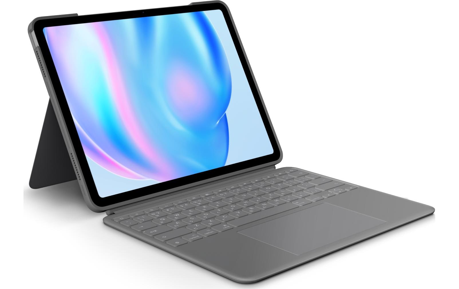Logitech Combo Touch Tablet- & Notebook-Tasche – für iPad Air 13" (M2), Oxford Grau