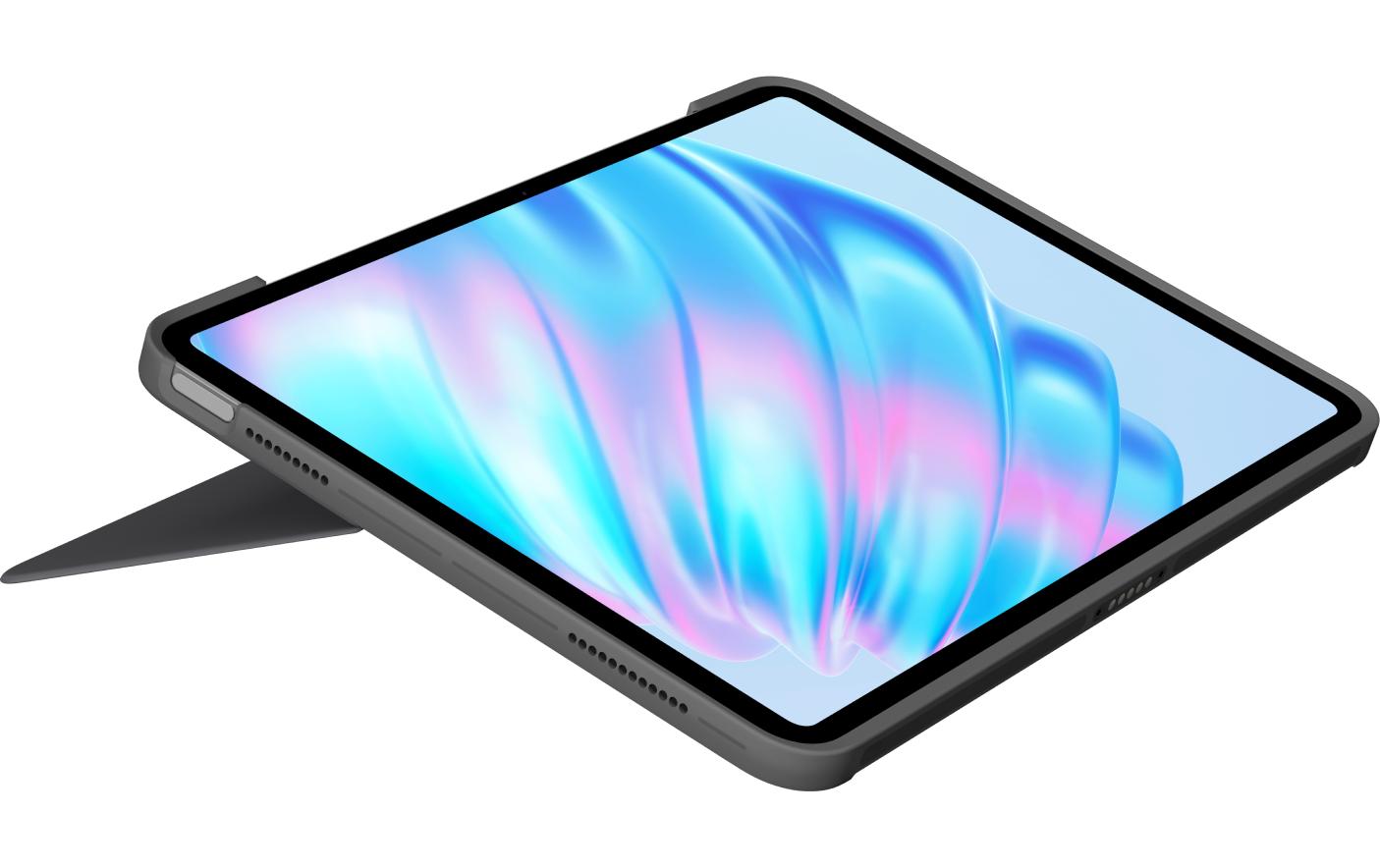 Logitech Combo Touch – Tastatur, CH-Layout (DE-CH), Grau – für iPad Air 11" (M2)