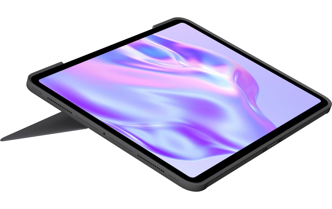 Logitech COMBO TOUCH – Tastatur, CH-Layout (DE-CH), mit Touchpad, Grau – für iPad Pro 13" (M4)