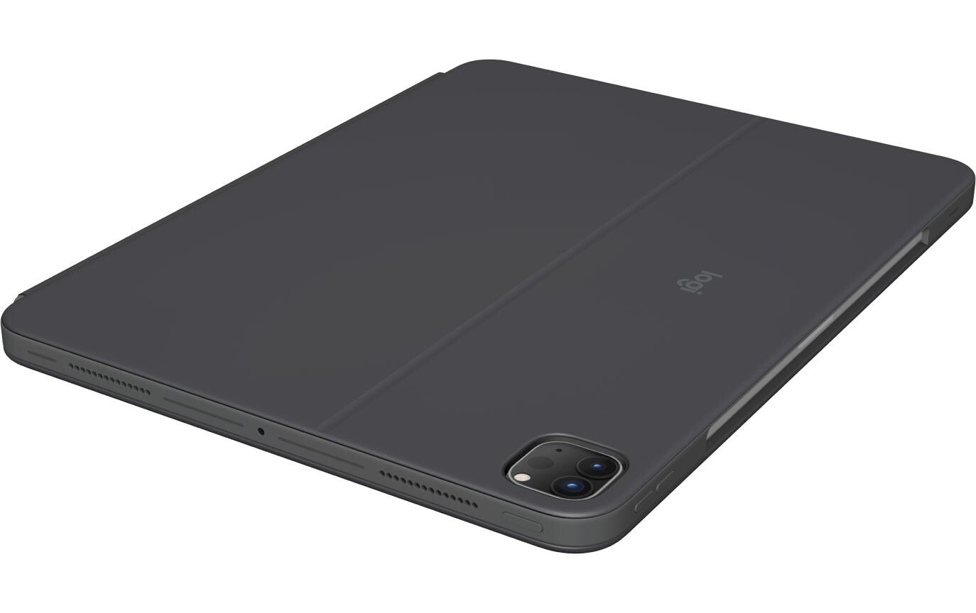 Logitech COMBO TOUCH – Tastatur, CH-Layout (DE-CH), mit Touchpad, Grau – für iPad Pro 13" (M4)