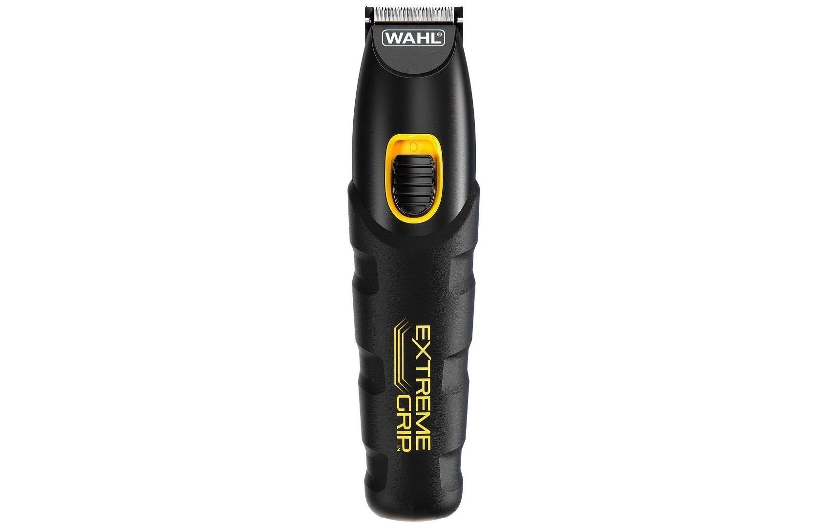Wahl Multifunktionstrimmer Extreme Grip – 240 min Akkulaufzeit, 10 Kämme – Schwarz, Edelstahlmesser