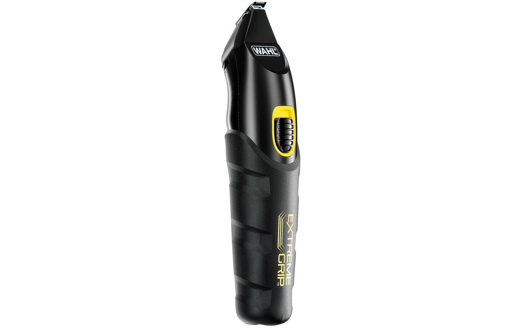 Wahl Multifunktionstrimmer Extreme Grip – 240 min Akkulaufzeit, 10 Kämme – Schwarz, Edelstahlmesser