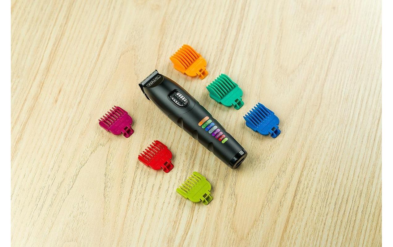 Wahl Barttrimmer Color Trim Adv. – Akku 240 min, 1,5–13 mm, 8 Längenschritte – schwarz