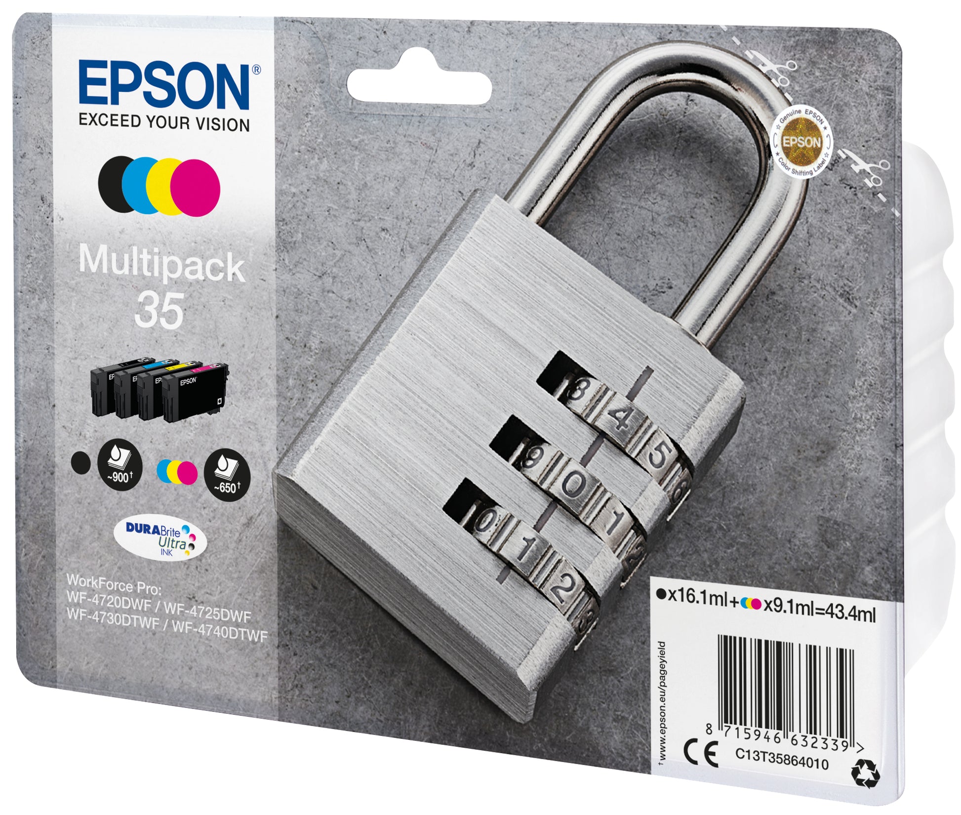Epson Tintenpatronen-Multipack 35, CMYK