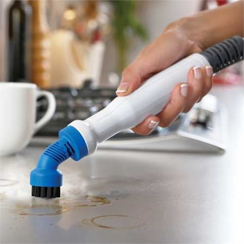 Black & Decker BLACK+DECKER 9in1 – Dampfbesen – 1300 W, 0,5 l, Aufheizzeit 15 s, Kabellänge 6 m, Türkis/Weiss