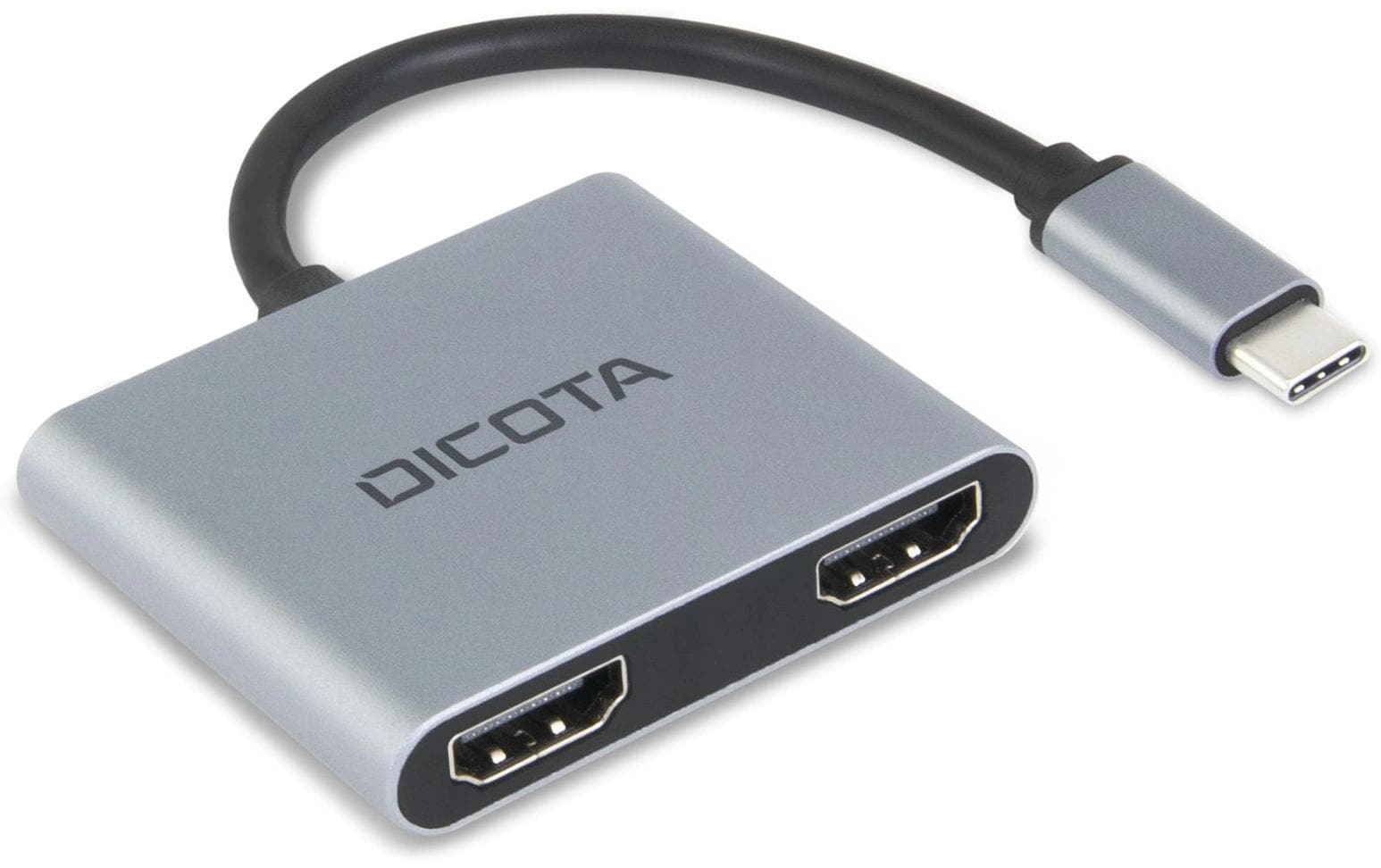 DICOTA USB-C Portable 4-in-1 Dockingstation – 4K, PD 100W