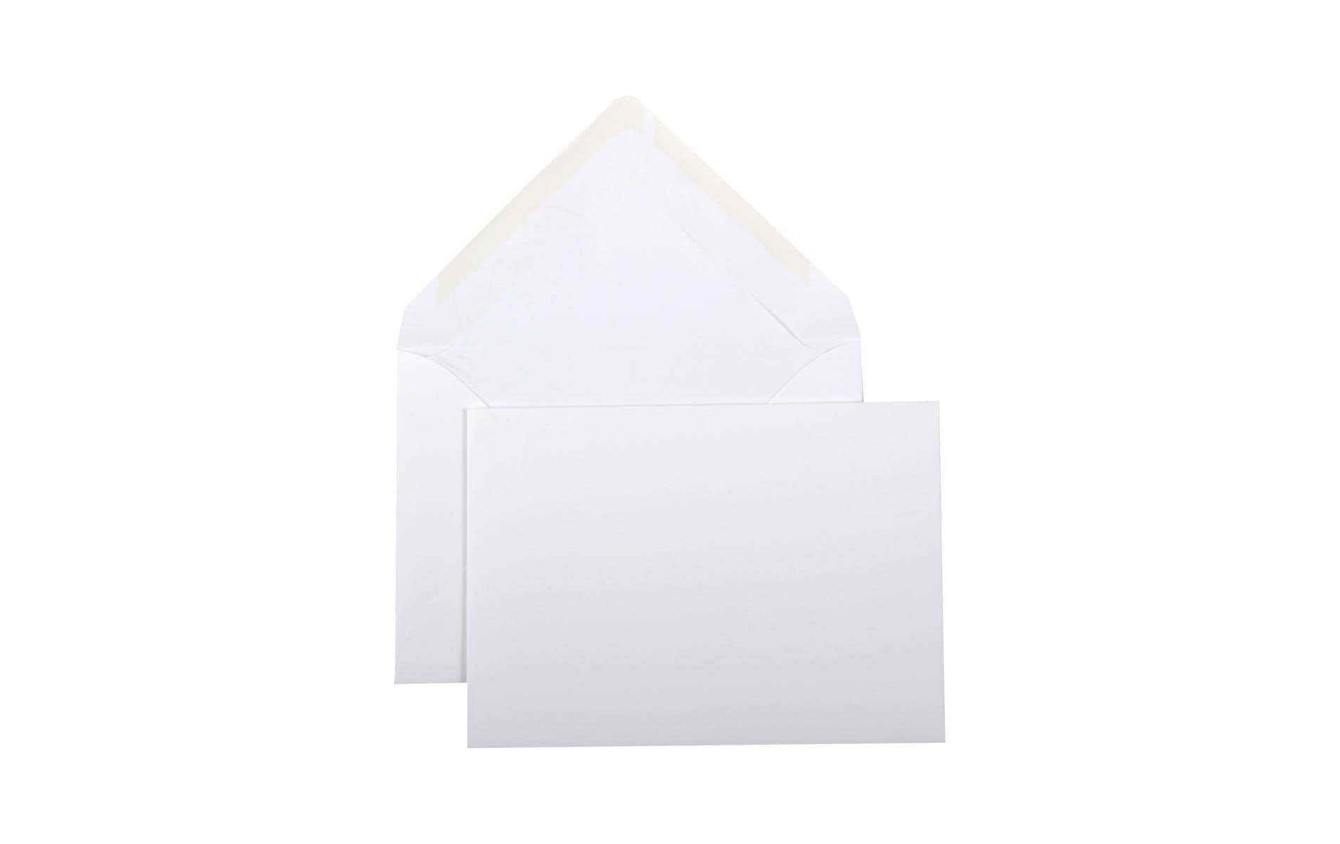 Elco Couvert C6, ohne Fenster, nassklebend, weiss, 100 g/m² – 25 Stk.