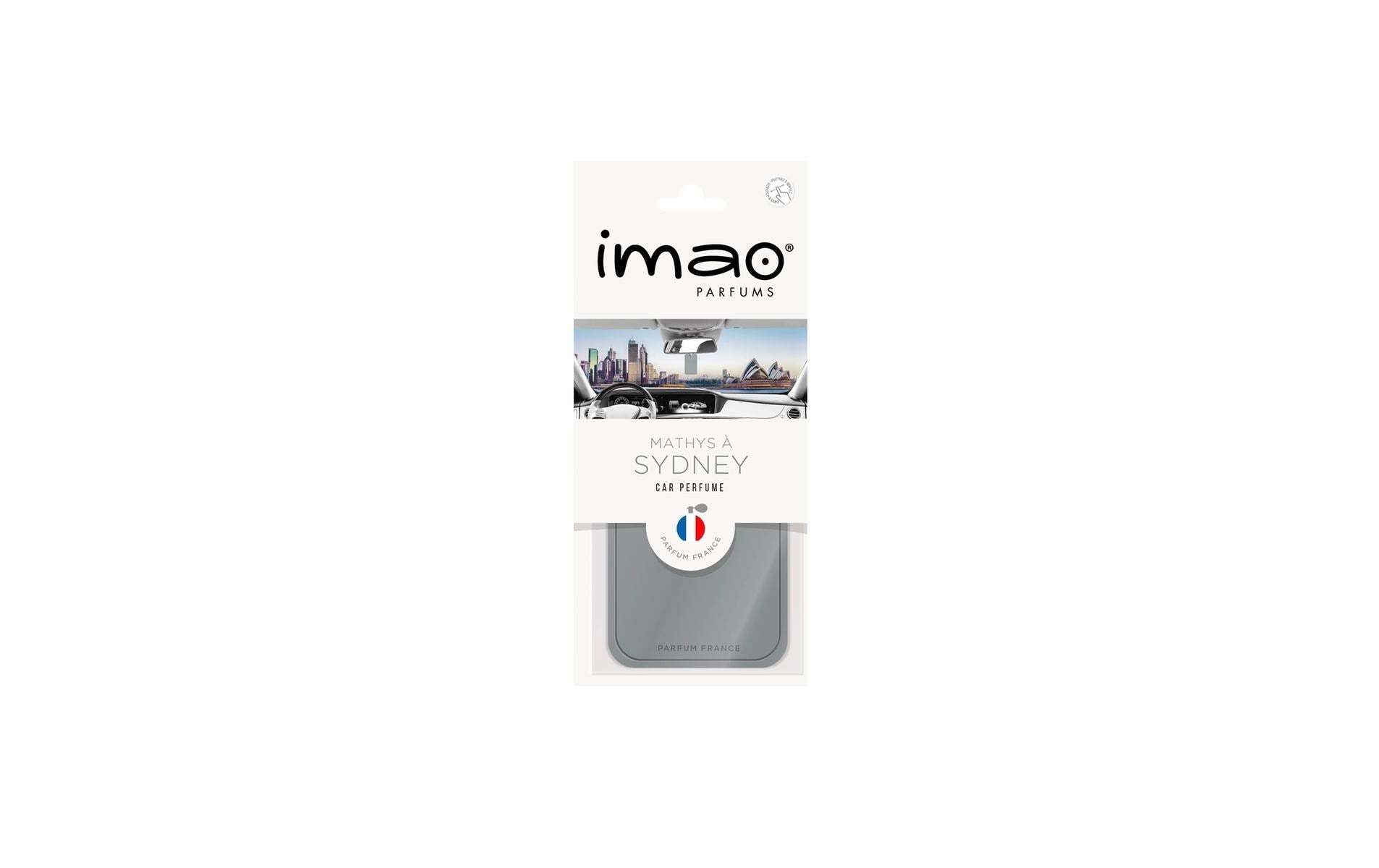 IMAO Vanille – Auto-Lufterfrischer, grau