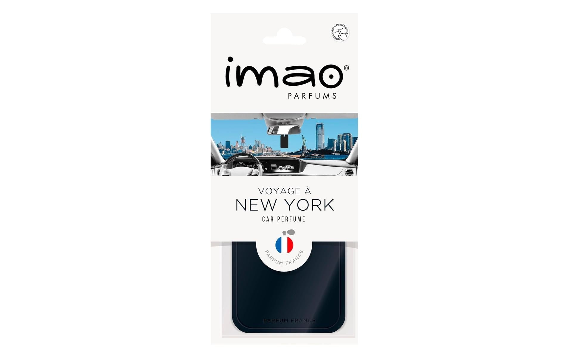 IMAO Voyage à New York – Auto-Lufterfrischer, schwarz