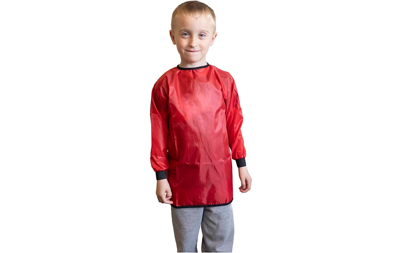 Creativ Company Malschürze – Kinder ab 2 Jahren, L: 55 cm, Nylon, Rot, 10 Stk.