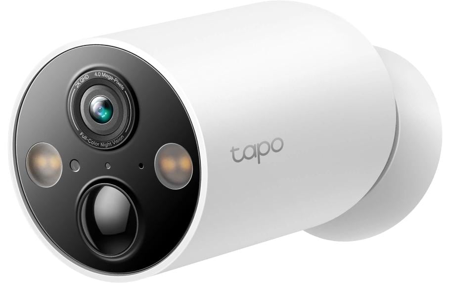 TP-Link Tapo C425 Sicherheitskamera – 4 MP, Nachtsicht 15 m, IP66, Weiss