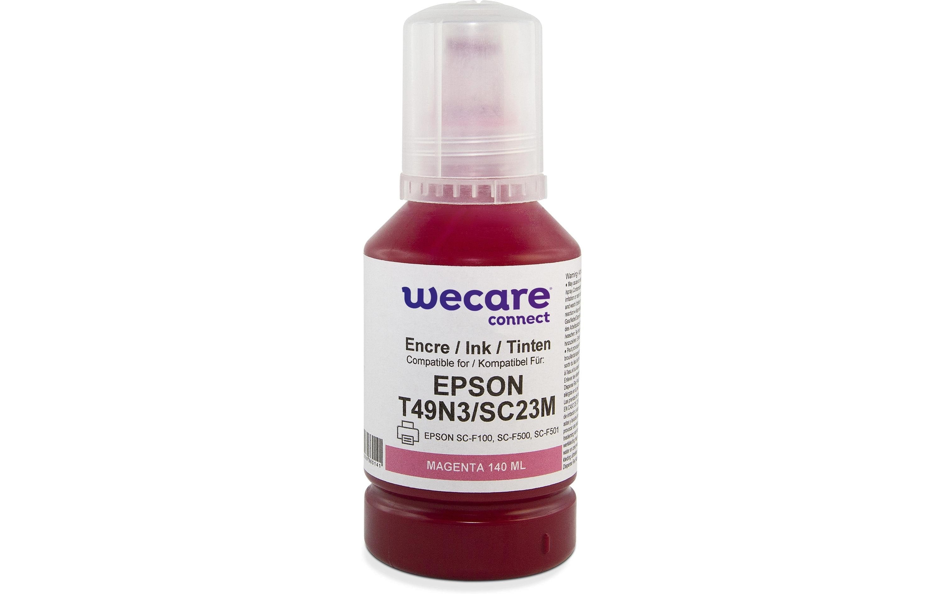 WeCare T49N3 Magenta Tintenpatrone (Kompatibel) – 140 ml – für EPSON SC-F100/SC-F600/SC-F501
