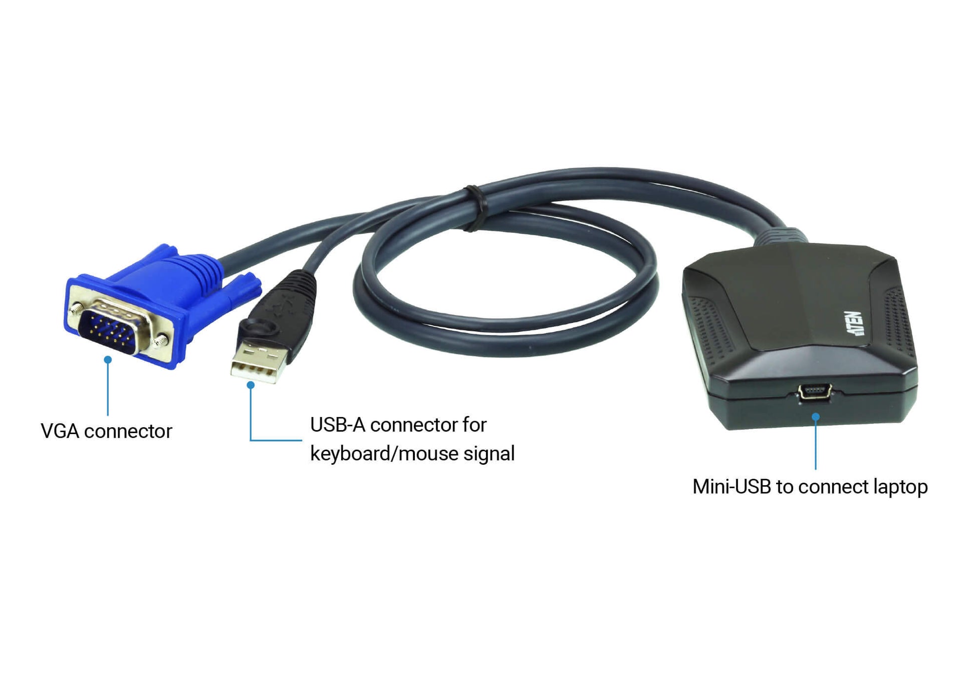 ATEN CV211 – USB-A/USB Mini-B/VGA