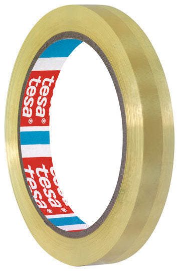 TESA Büro-Klebeband – permanent, klar, Kunststoff, 15 mm × 66 m, Kern Ø 76 mm