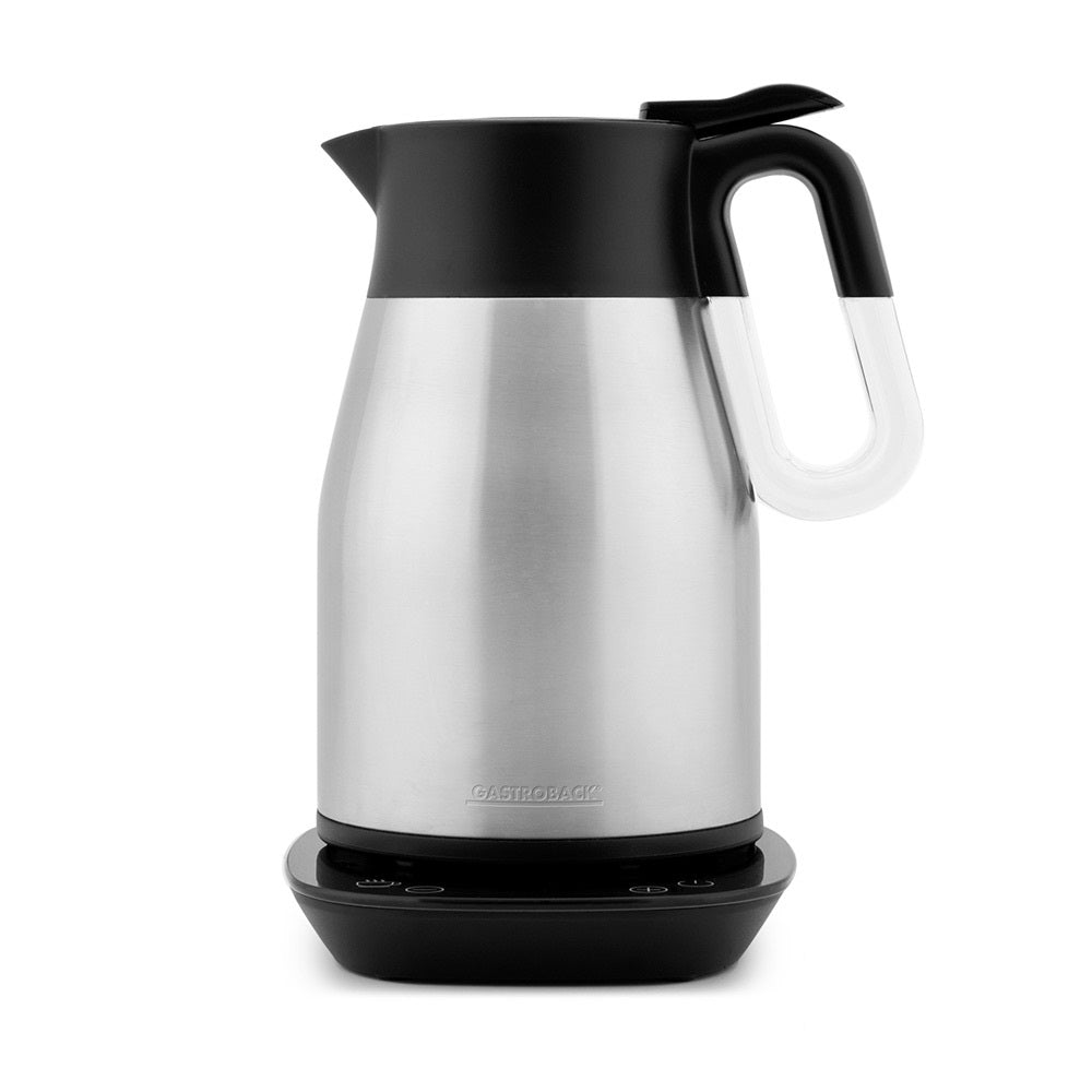 Gastroback Wasserkocher – 1,7 l, mit Temperaturwahl, Warmhaltefunktion, Edelstahl