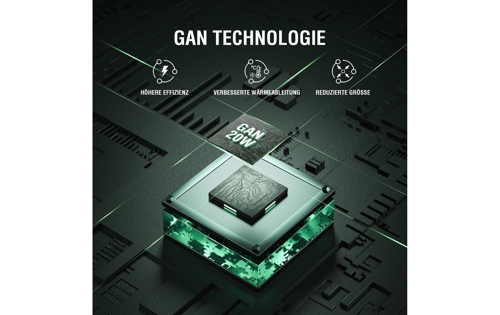 4smarts PDPlug Duos Slim USB-Ladegerät 20 W – USB-C×1, USB-A×1 – QC 3.0, GaN