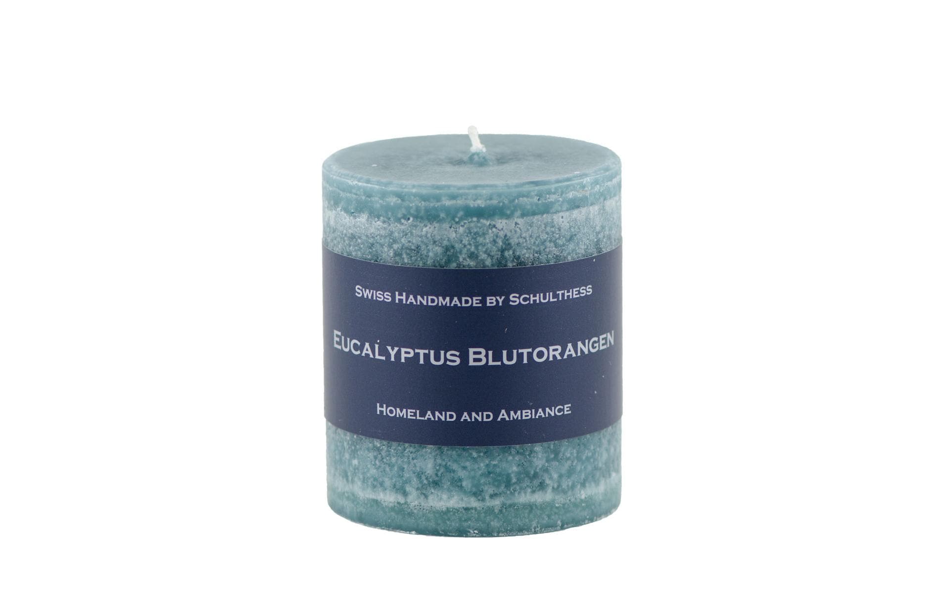 Schulthess Kerzenhandwerk Duftkerze – Eukalyptus Blutorangen – Ø 7 × 8 cm – ca. 40 h