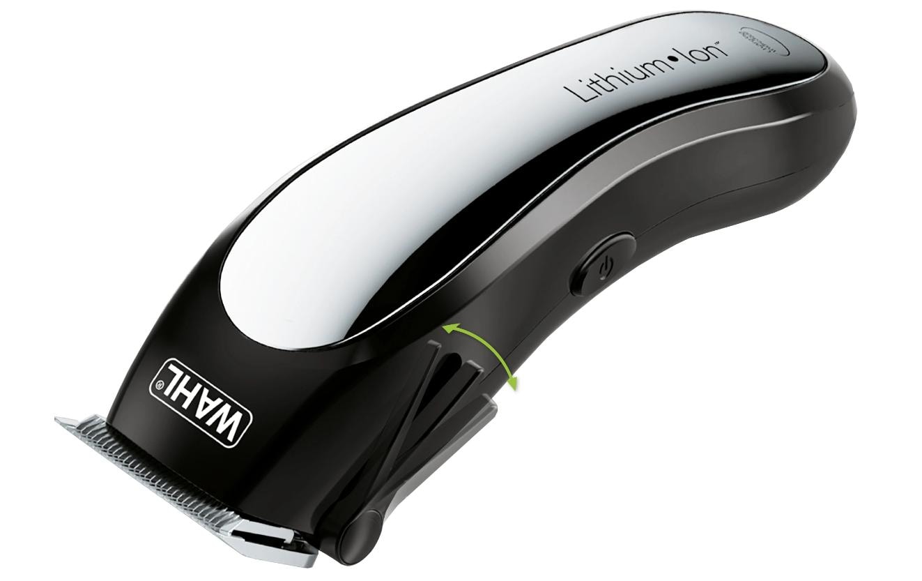 Wahl Haarschneider – Li‑Ion, 90 min Akku, 1–25 mm, 8 Kämme, schwarz/silber