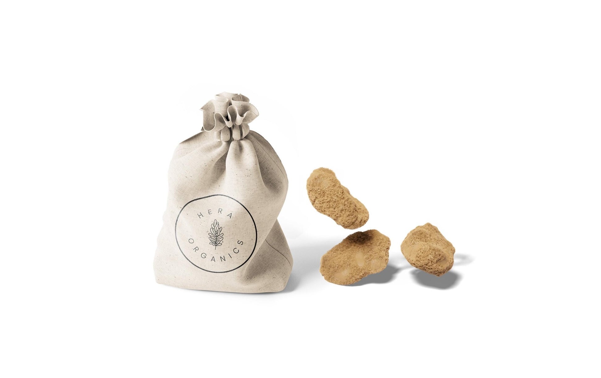 Hera organics Menstruationsschwamm – Grösse L, 3 Stück – Naturschwamm
