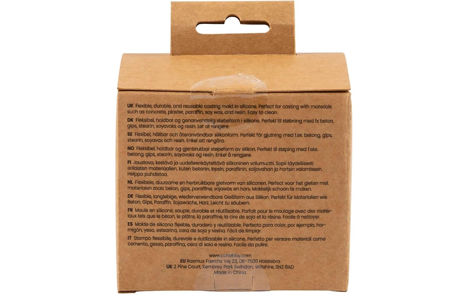 Creativ Company Giessform – Silikon – 40 × 40 × 40 mm – 1 Stück