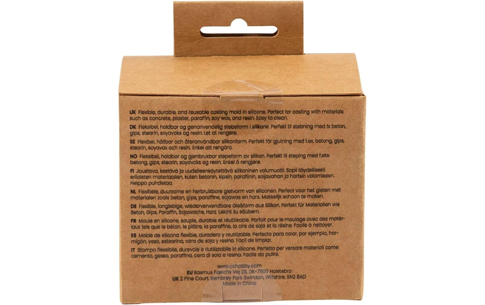 Creativ Company Giessform – Silikon – 40 × 45 × 50 mm – 1 Stück