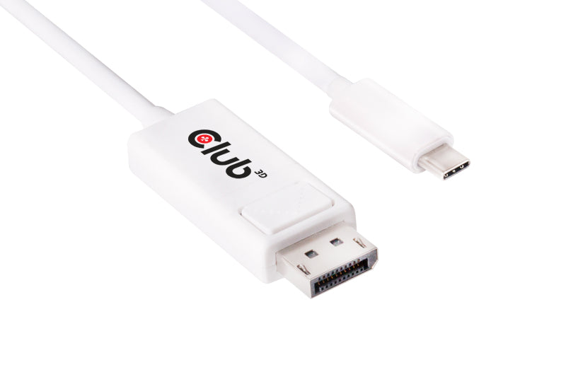 CLUB3D Club 3D – USB-C auf DisplayPort Adapter, DP 1.2, 4K@60 Hz, 1,2 m, aktiv, für Apple OS X/Windows/Chrome OS